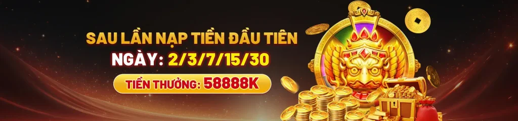 Nạp tiền ngày 2-3-7-15-30 nhận thưởng tại 39bet